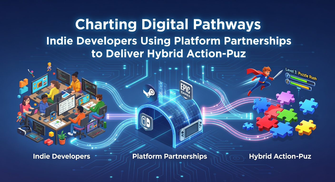 Seamless cross-device gameplay in hybrid action-puzzle indie titles supported by platform partnerships