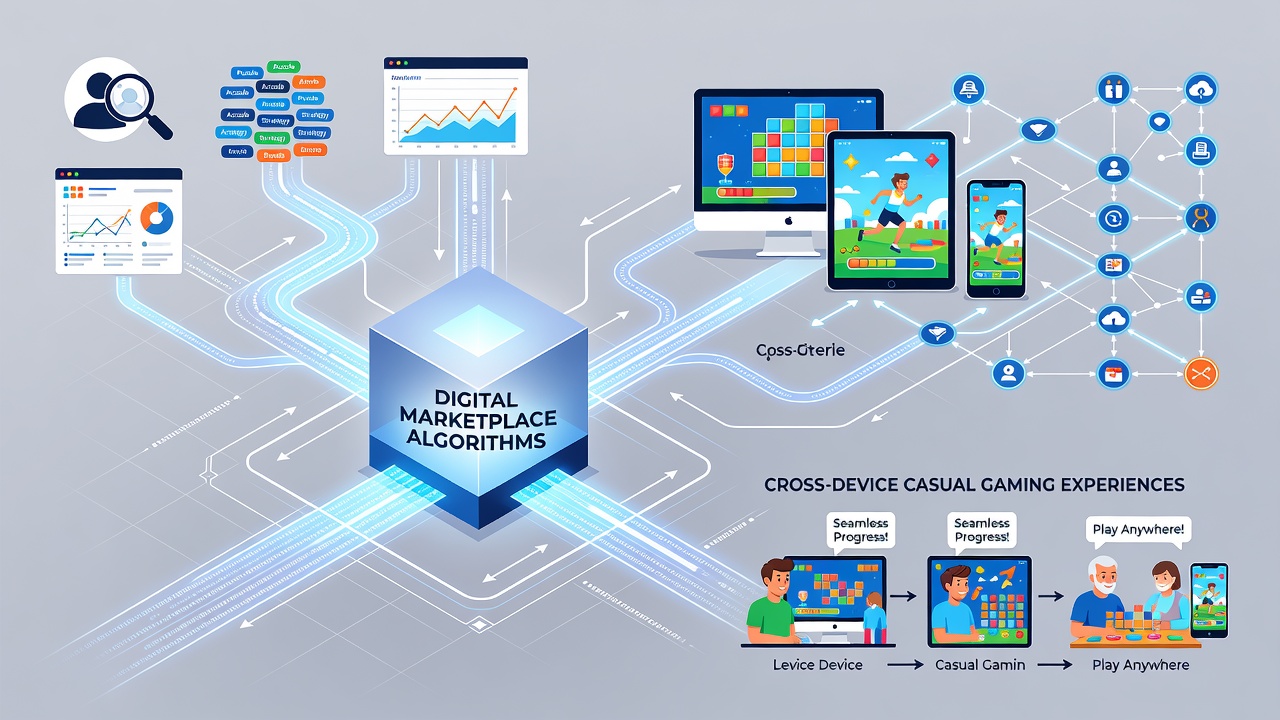 Users engaging with casual games on mobile and desktop devices during a synchronized promotional campaign