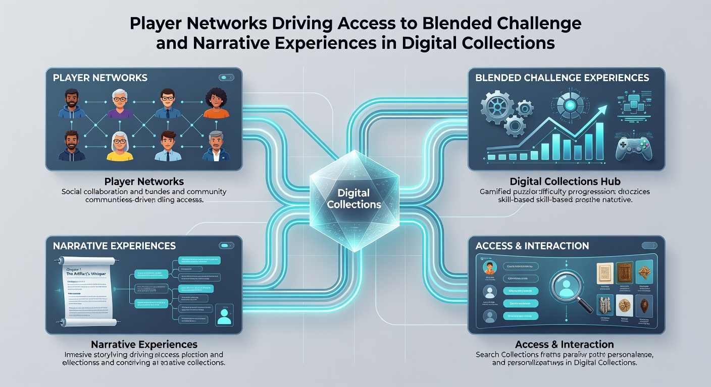 Community members sharing access to narrative-driven challenge games across desktop and mobile collections